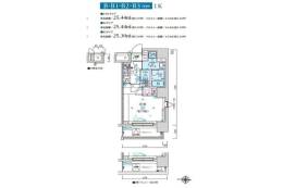 リヴシティ森下駅前間取り図面