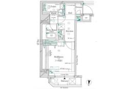 ガリシア錦糸町V間取り図面
