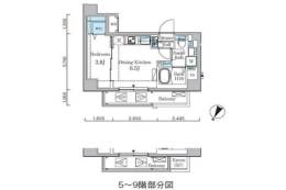 プライムブリス門前仲町間取り図面