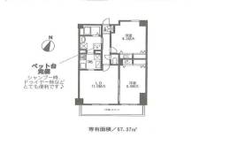 カーロヴィレッタカサイ間取り図面