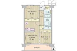 ＨＩＧＡＳＨＩＫＯＭＡＴＳＵＧＡＷＡ ＡＰＡＲＴＭＥＮＴ間取り図面