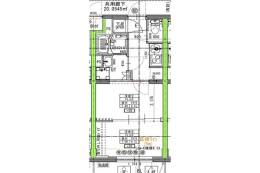 ラヴィエール住吉駅前間取り図面