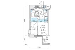 リビオメゾン新大橋間取り図面