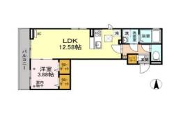 D-room 天神間取り図面