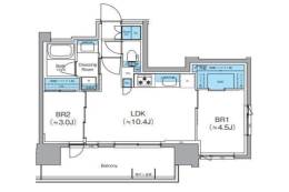 クレヴィアリグゼ錦糸町間取り図面