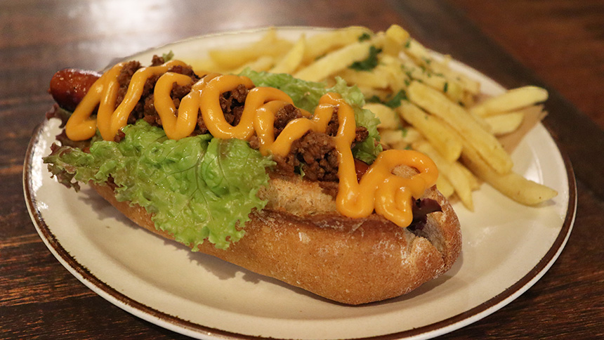 【画像】チリチーズドッグ(セット)