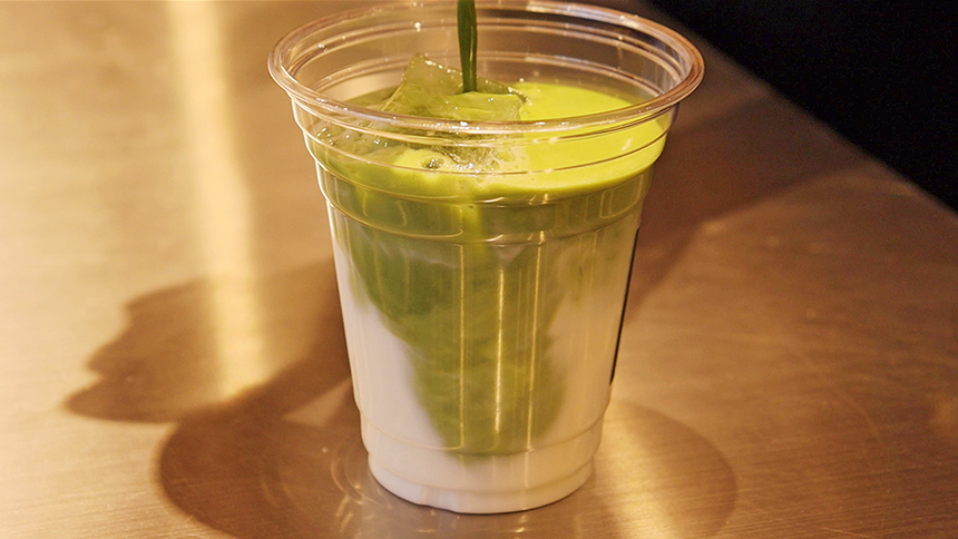 【画像】抹茶ラテ③