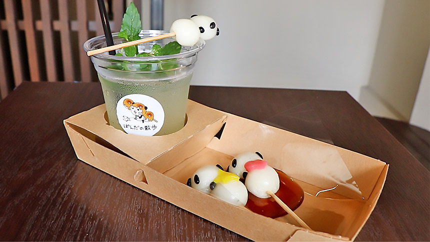 画像⑤限定ぱんだんごとレモンスカッシュ