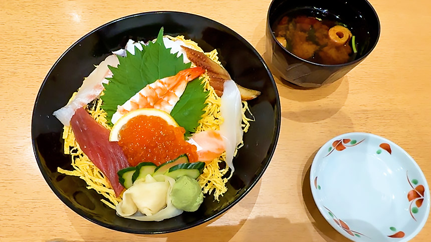 【画像】ちらし寿司定食