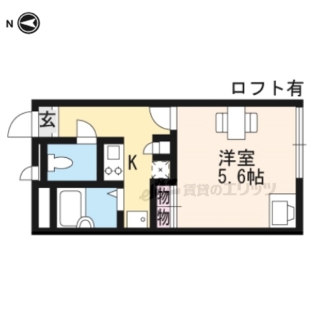 レオパレスＫｉｍｉｅ208の間取り