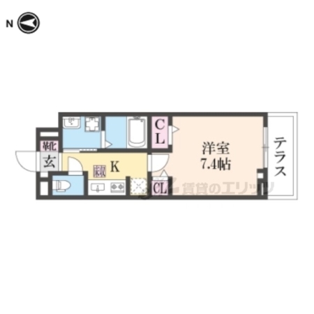 ガルデニア　?　の間取り