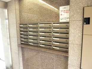 マンションの郵便受け設備